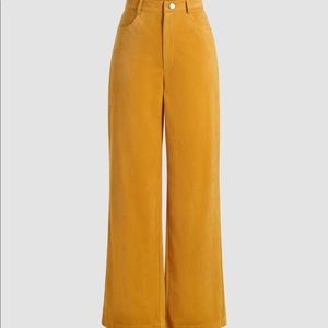 High Waist Wide Leg Trousers